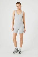 Active Scoop-Neck Tank Romper