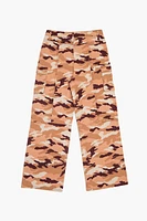 Girls Camo Cargo Pants (Kids)