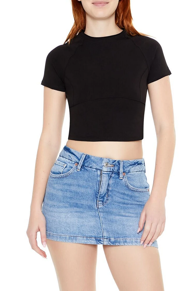 Cropped Raglan Baby Tee