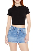 Cropped Raglan Baby Tee