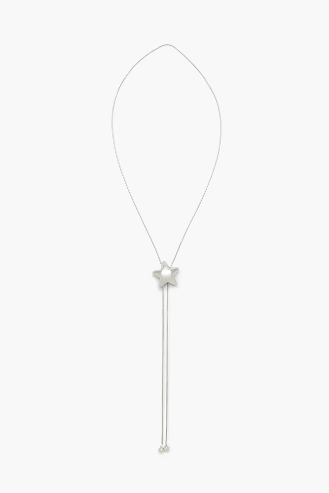 Star Pendant Bolo Tie Necklace