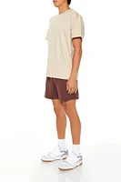 Cotton-Blend Drawstring Shorts