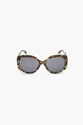 Marble Round Frame Sunglasses