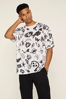 NFL Logo Print Crew Tee