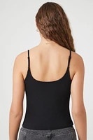 Ribbed Scoop-Neck Cami