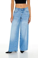 Stone Wash Low-Rise Baggy Jeans