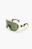 Rimless Shield Sunglasses