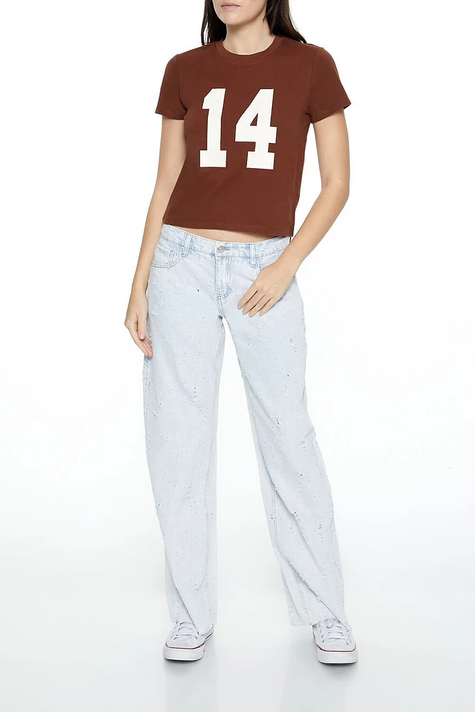 Low-Rise Baggy Wide-Leg Jeans