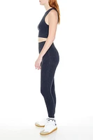 Mineral Wash Ribbed Leggings