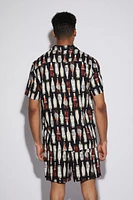 Coca-Cola Bottle Print Shirt