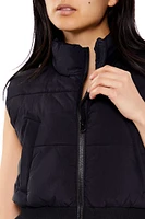 Quilted Cropped Vest