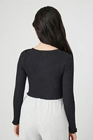 Ribbed Knit Crop Top