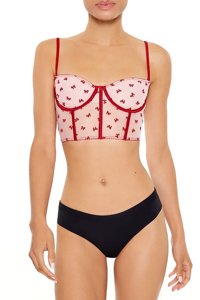 Sweetheart Bow Lingerie Bustier