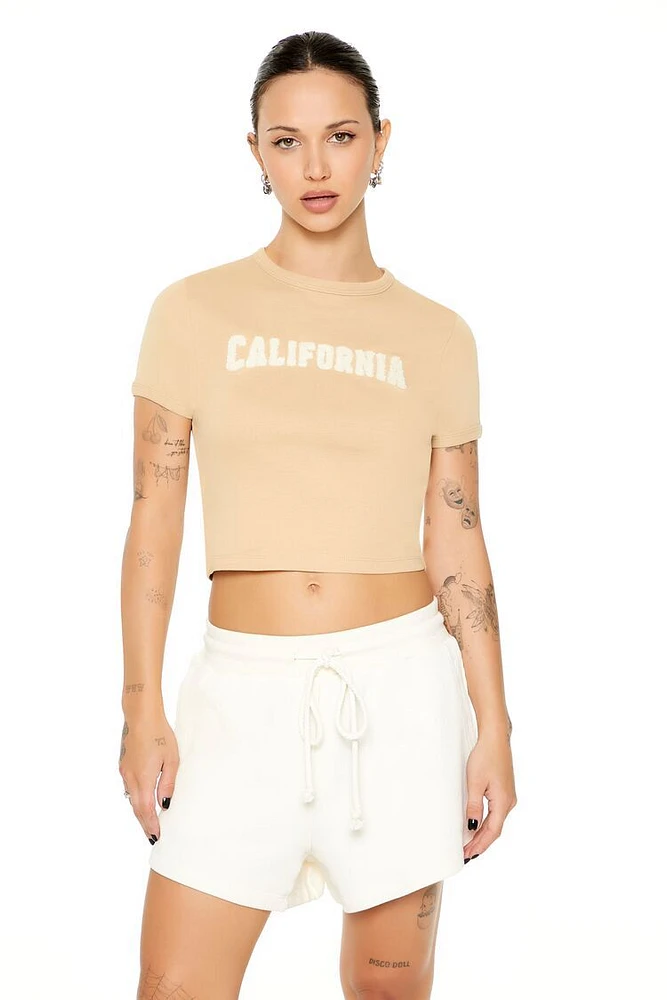 Cropped California Graphic Tee