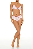 Gingham Strawberry Shortie Panties
