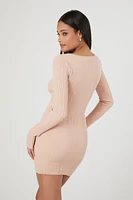 Bodycon Ribbed Sweater Dress