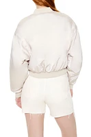 Pull-Ring Bomber Jacket
