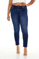 Plus Corset High-Rise Skinny Jeans