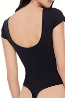 Contour Sculpt Cap-Sleeve Bodysuit