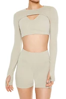Active Seamless Bolero Crop Top