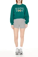 Embroidered Maine Pullover