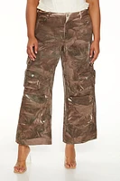 Plus Tie-Dye Cargo Pants