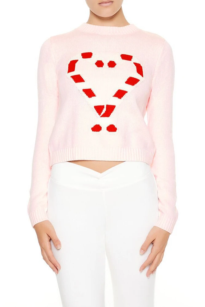 Candy Cane Graphic Sweater