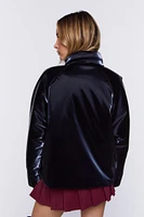 Open-Front Puffer Jacket