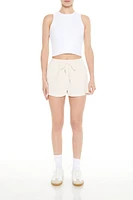 Corduroy Drawstring Pull-On Shorts