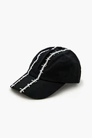 Barbed Wire Embroidered Baseball Cap