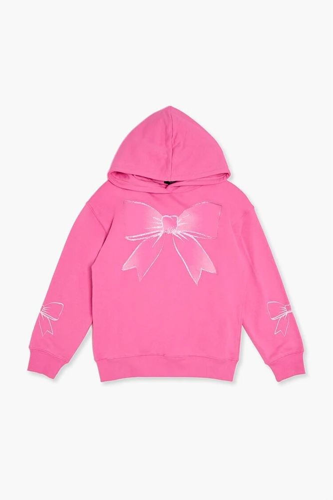 Girls Fleece Bow Hoodie (Kids)