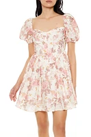Floral Corset Mini Dress
