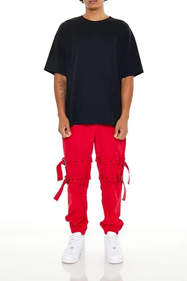 Buckled Drawstring Joggers