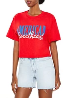 American Sweetheart Cropped Tee