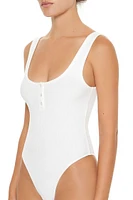 Ribbed Knit Tank Bodysuit