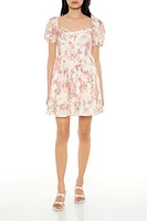 Floral Corset Mini Dress