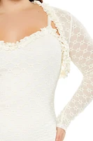 Plus Shrug & Midi Dress Set