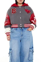 Plus Baby Girl Varsity Jacket