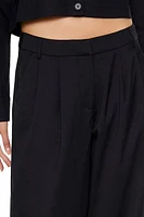 Wide-Leg Trouser Pants