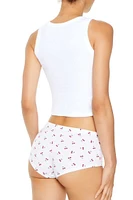 Cherry Print Shortie Panties