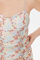 Floral Print Bodycon Dress