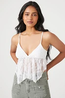 Plunging Lace Cami