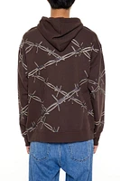 Embroidered 13 Barbed Wire Hoodie