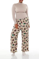 Plus Teddy Bear Pajama Pants