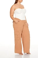Plus Mid-Rise Cargo Pants