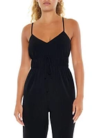 Wide-Leg Cami Jumpsuit