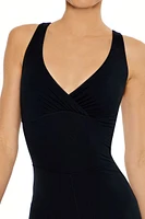 Active Surplice Racerback Jumpsuit