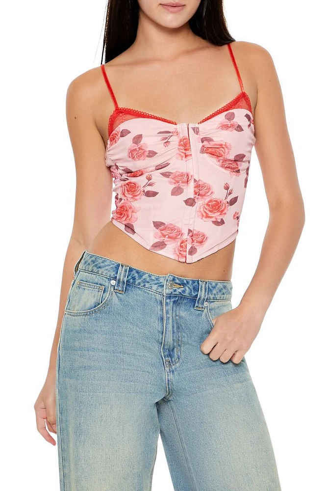 Floral Bustier Combo Cami