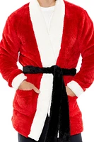 Plush Santa Tie-Waist Robe