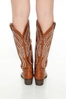 Embroidered Western Cowboy Boots